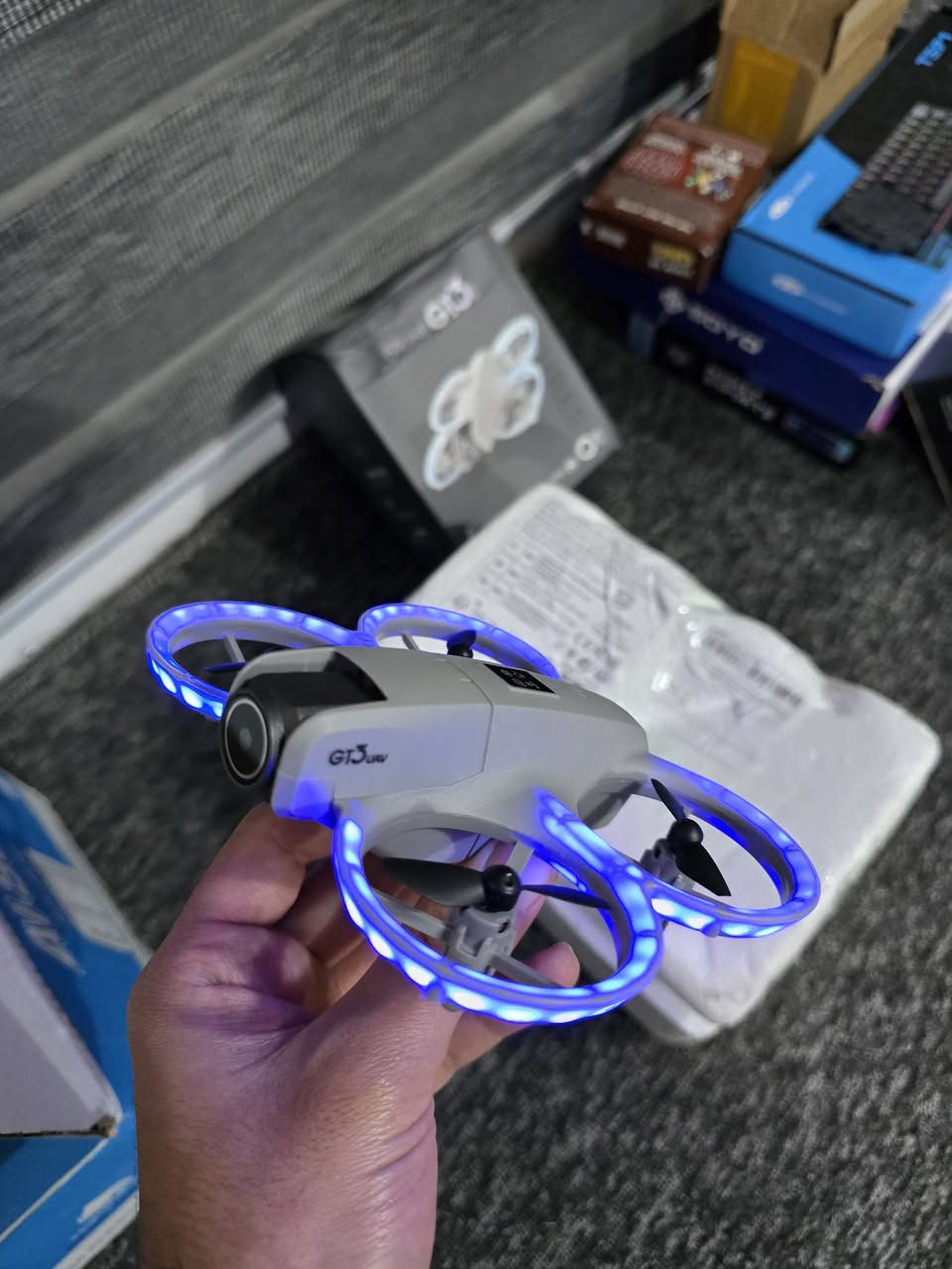 اللهم صل على محمد وآل محمد
درون GT3
ارتفاع ٢٠٠م مسافة ١ كيلو
مانع اصطدام
تصوير دقة عالية
حجم ميني
السعر 35 الف اذا قطعتين ب65 الف
مكاني بغداد وتوصيل داخل بغداد فقط
***********
