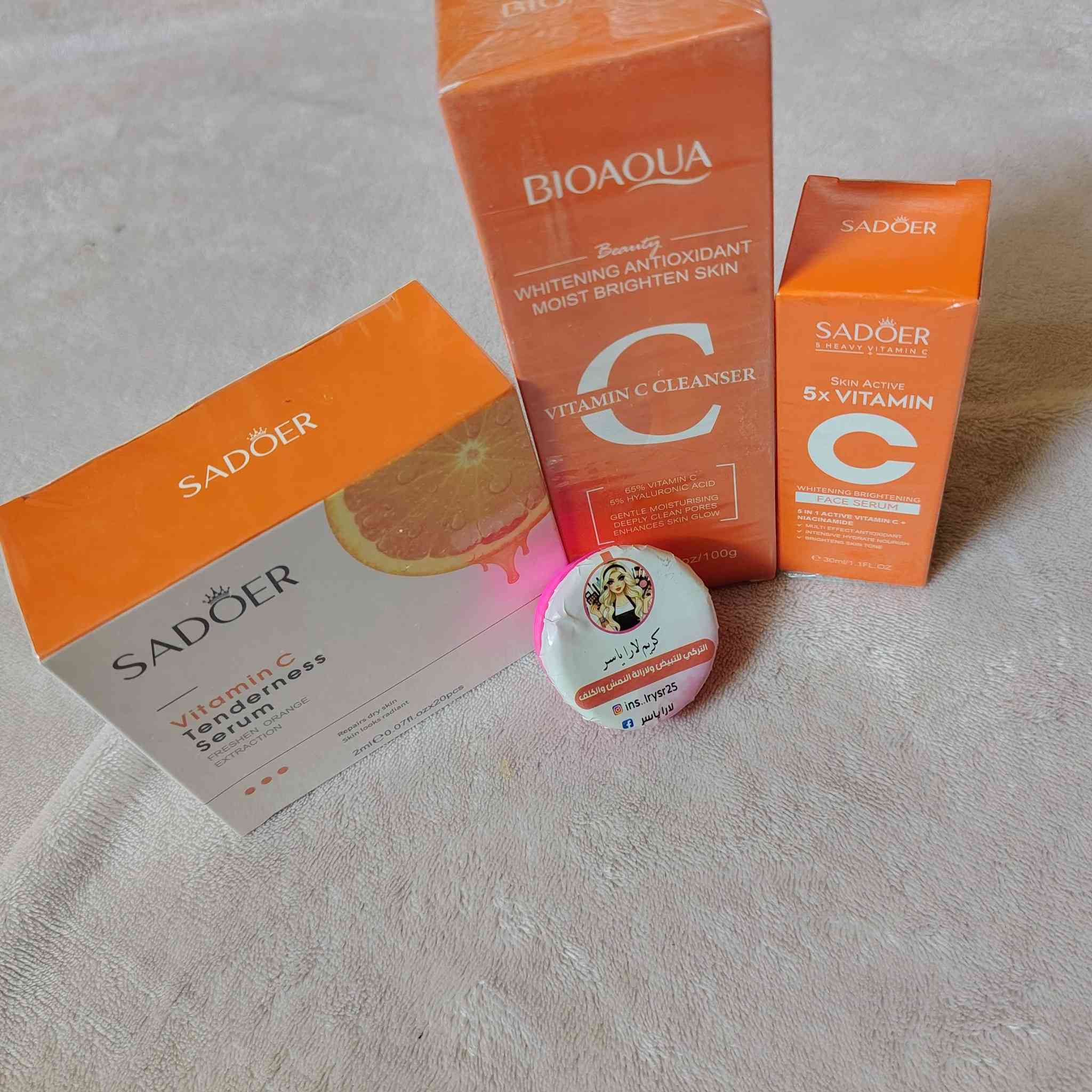 اللهم صلي على محمد وال محمد
يله نبدي عروض الكورس استغلو العرض للعيد إنتو كيكات
فديت متابعاتي الجميلات 💕💕😘😘😘
من لارا ياسر 
عرررض فيتامين سي مع التوصيل ٢٧الف 
جميع محافظات العراق
متكون من كريم لارا
سيروم فيتامين سي
إبر نضاره ٢٠ ابره من فيتامين سي
غسول فيتامين سي
يله بناتي الحلوات شاركو المنشورات حنزل أكثر من عرض هسه شاركو المنشورات خلي الكل يستفاد


**إذا كنت صاحب هذا الإعلان وتريد حذفه لأي سبب، رجاءا أرسل رسالة إلى الدعم الفني**