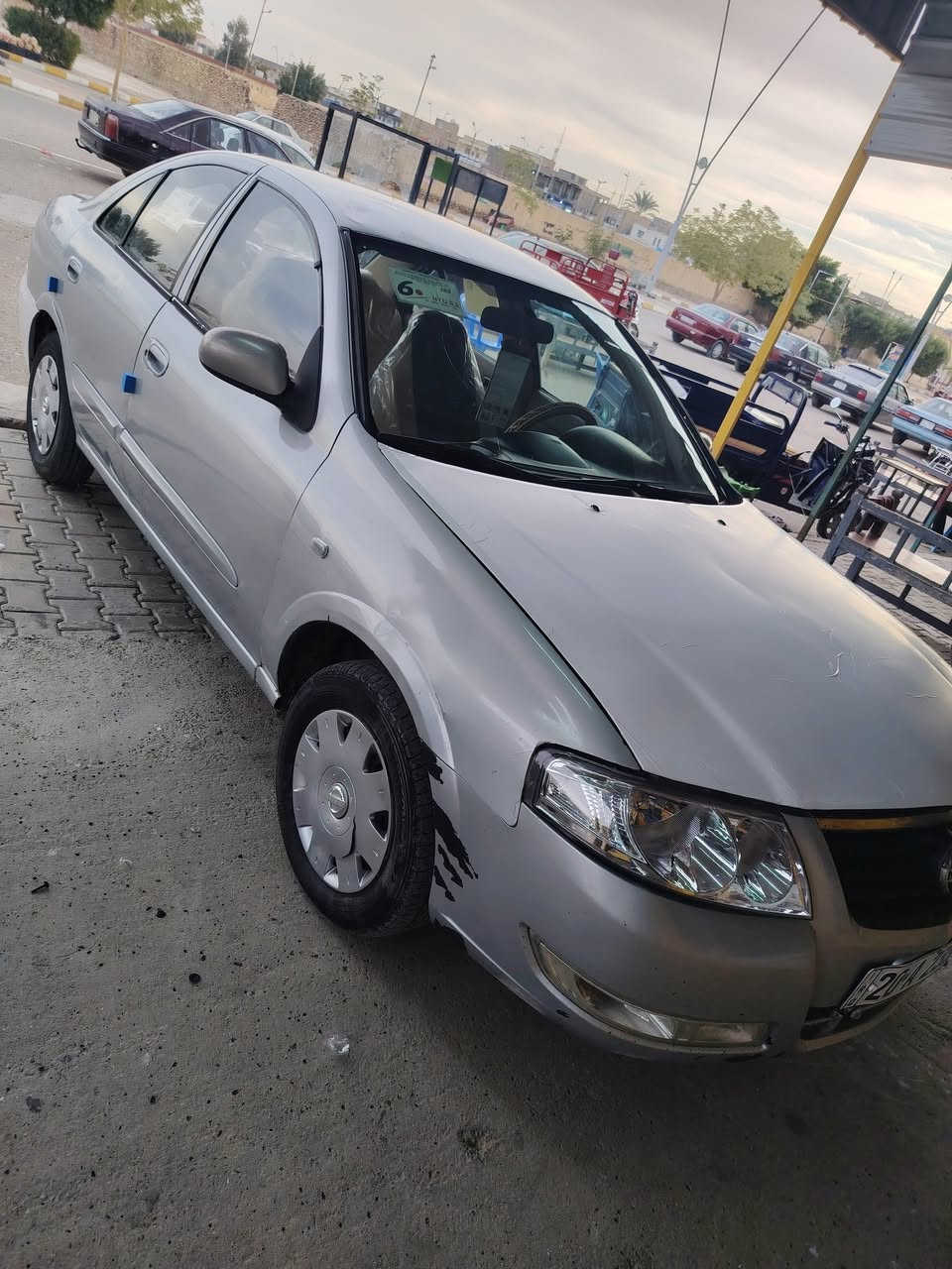 يالله سلام عليكم سني رقم ديالى جديد موديل 2007سياره جاهزه تخم تاير صبغ حزام محرك جديد تبريد شغال كير اوتوماتيك  سنويه 29 سعر 75وبيه مجال  مكان الانبار  هيت رقم الهاتف ***********
