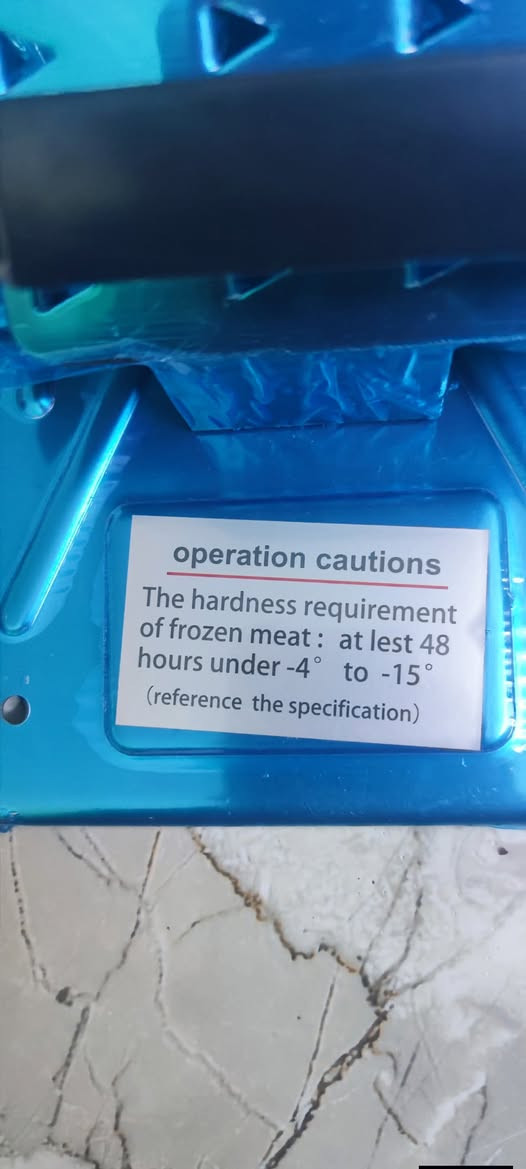 مكينة تقطيع اللحم والدجاج


**إذا كنت صاحب هذا الإعلان وتريد حذفه لأي سبب، رجاءا أرسل رسالة إلى الدعم الفني**