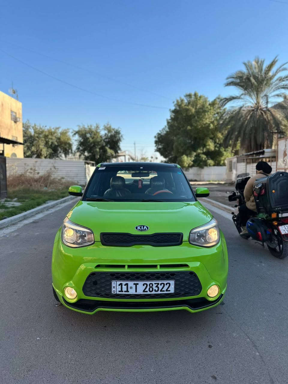 السلام عليكم كيا صول موديل ٢٠١٦ رقم بغداد بسمي سنويه هزه جديد تحويل مباشر وارد امريكي صور الحادث مرفق مع الصور مكينه ٢٠٠٠
JTA ماشيه (١١٣) تحكم استيرن جهتين نظام تقليل صرف الوقود شاشه بلاد كامره خلفيه السياره سبورت رياضي وبيها بعد مواصفات 
مضيوف الها منضومه غاز اقتصادي 
السياره بيها صبغ تغيير لون مثل ما واضح شرط بدون تبديل أو دواخل ليبل واحد كلها بدون ايرباك تجي وشوف وتفحص وتقتنع للبيع او مراوس حسب القناعه السعر ١٠٣$
وبيها مجال مكاني بغداد البياع 
اتصال ***********
