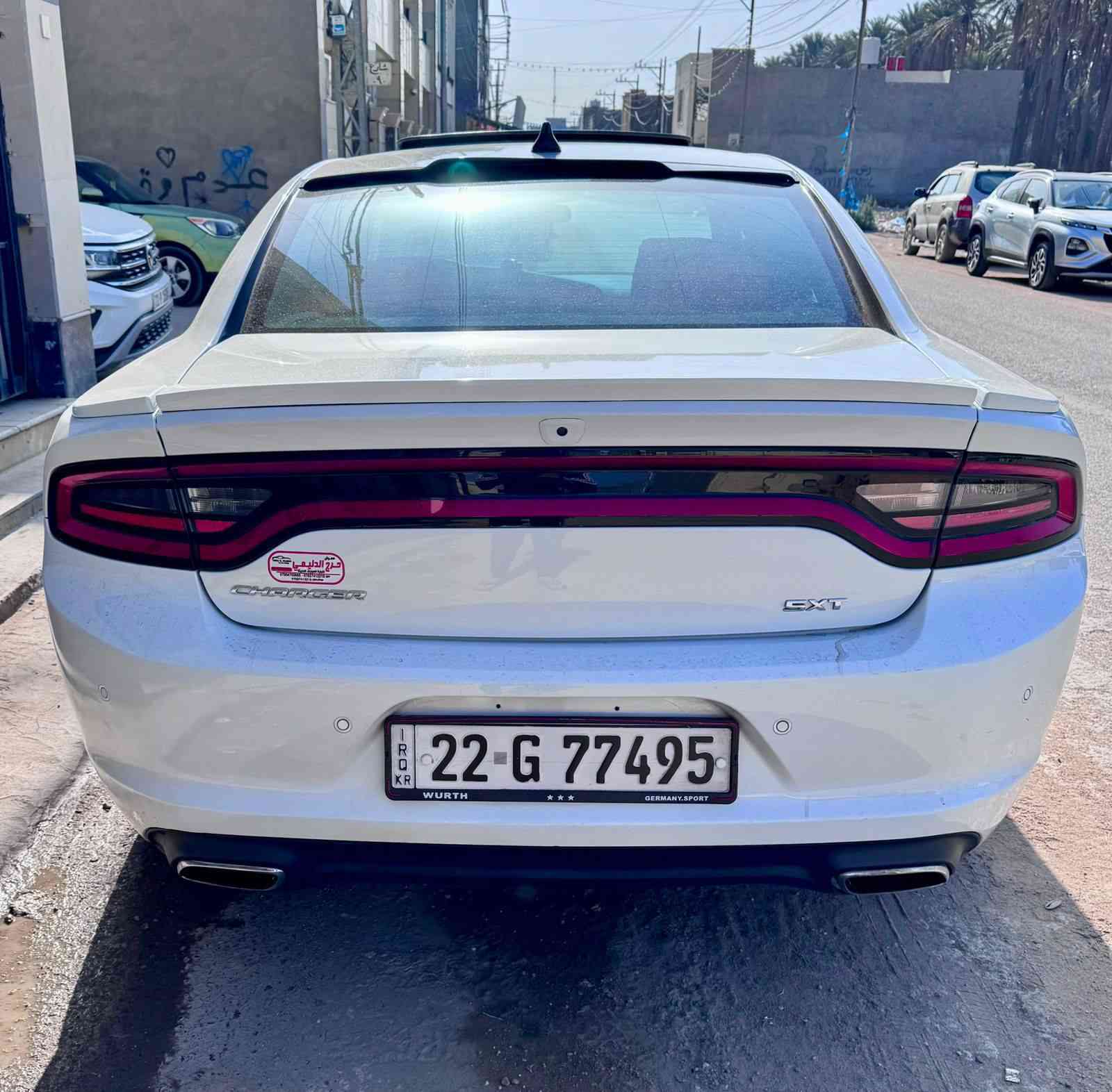 بلاش سعر كي فايف
تحيه طيبه السلام عليكم 
جارجر 2020 sxt بلاص 
فول مواصفات 
6 سلندر 
بصمه تشغيل عن بعد 
بصمه ابواب 
شاشه كامره 
تحكم ستيرن 
كشنات جلد احمر 
مقاعد كهرباء 
رادارات خلفيه 
قيادة ذاتي 
مانع انزلاق 
بانوراما 
تحديد مسار 
تبريد أمامي خلفي 
ويل كب 
لد خلفي 
حادث موضوح صور
 رقم اربيل شرط تحويل مباشرة سنويه هزه جديد 
بيها 5 قطع صبغ 3 ابواب جامغلين 
مآل خط كشخه تضرب ديكور بيها 
بلاش سعر كي فايف 
195 ورقه وبيها مجال للطيبن 
اي استفسار 
*********** 
مكان بغداد دوره 
بيع فقط
