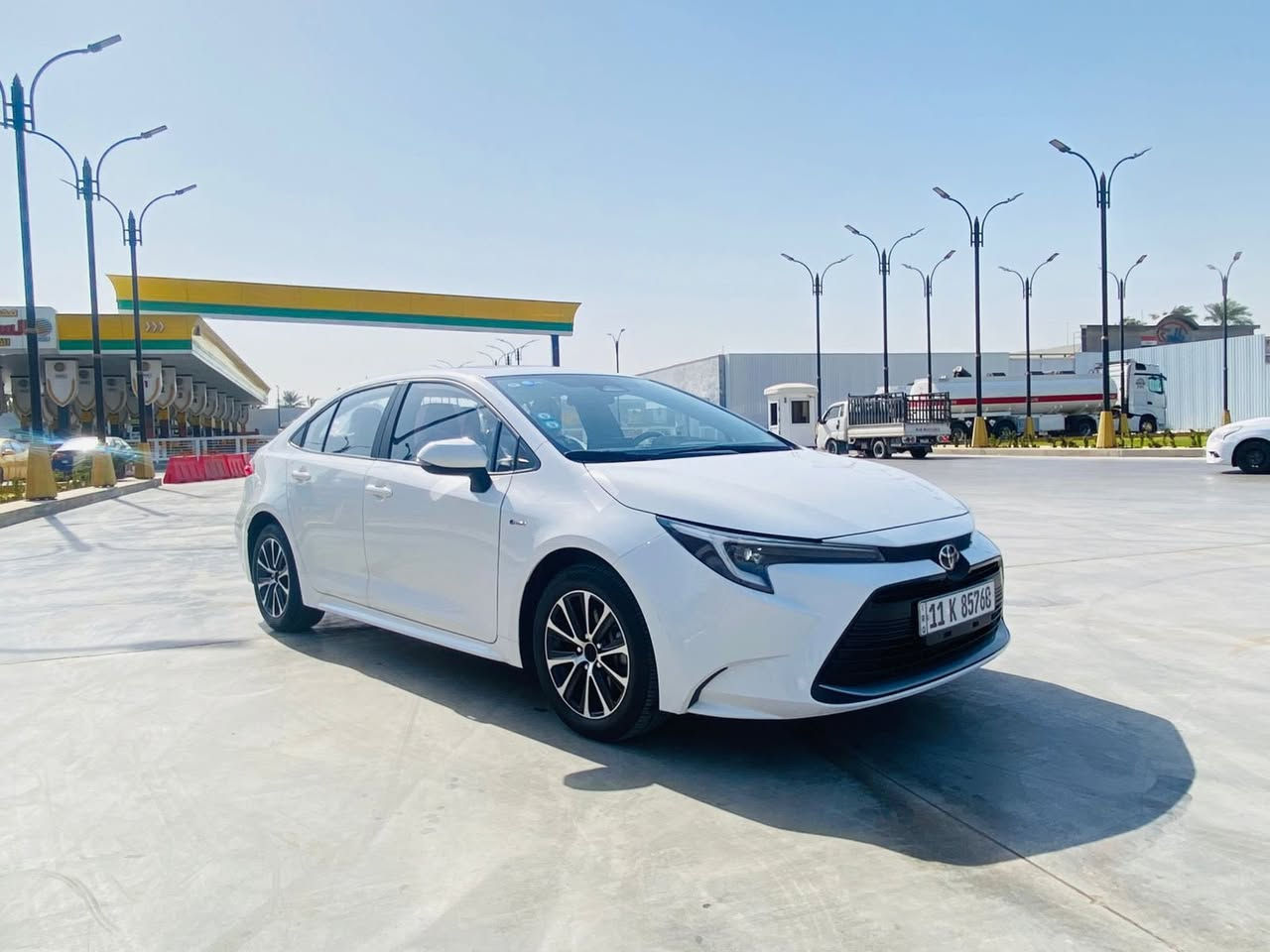 السلام وعليكم

كورلا هايبرد مديل ٢٥شكل الامريكي 

ماشيه ٣٠٠٠  الف بعده بل ضمان 

كفاله عامه من كلشي 

وماصفاته معروفه 

السعر153 وبيه مجال حك  الجيه 

مكاني بغداد 

السياره بعده وضع الشركه مملعوب بيه ابد 

كاعياته ممفروشه وكبات الويل بعدهن بل چيس 

الستفسار ***********
