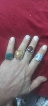 محابس فضة 925 • عقيق يماني • قياس ٢٦-٢٧