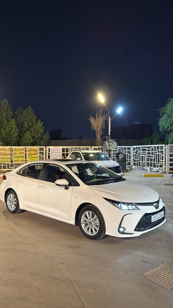 للبيع كورلا 2024
السعر 24 مليون وبيها مجال 
السياره ماشية 11الف 
كفالة عماه عدا شخوط بلدعاميه 
وورصعه بلجاملغ الخلفي )موضحات بلصور
معروفة مواصفات الكورلا 
الرقم 
***********
