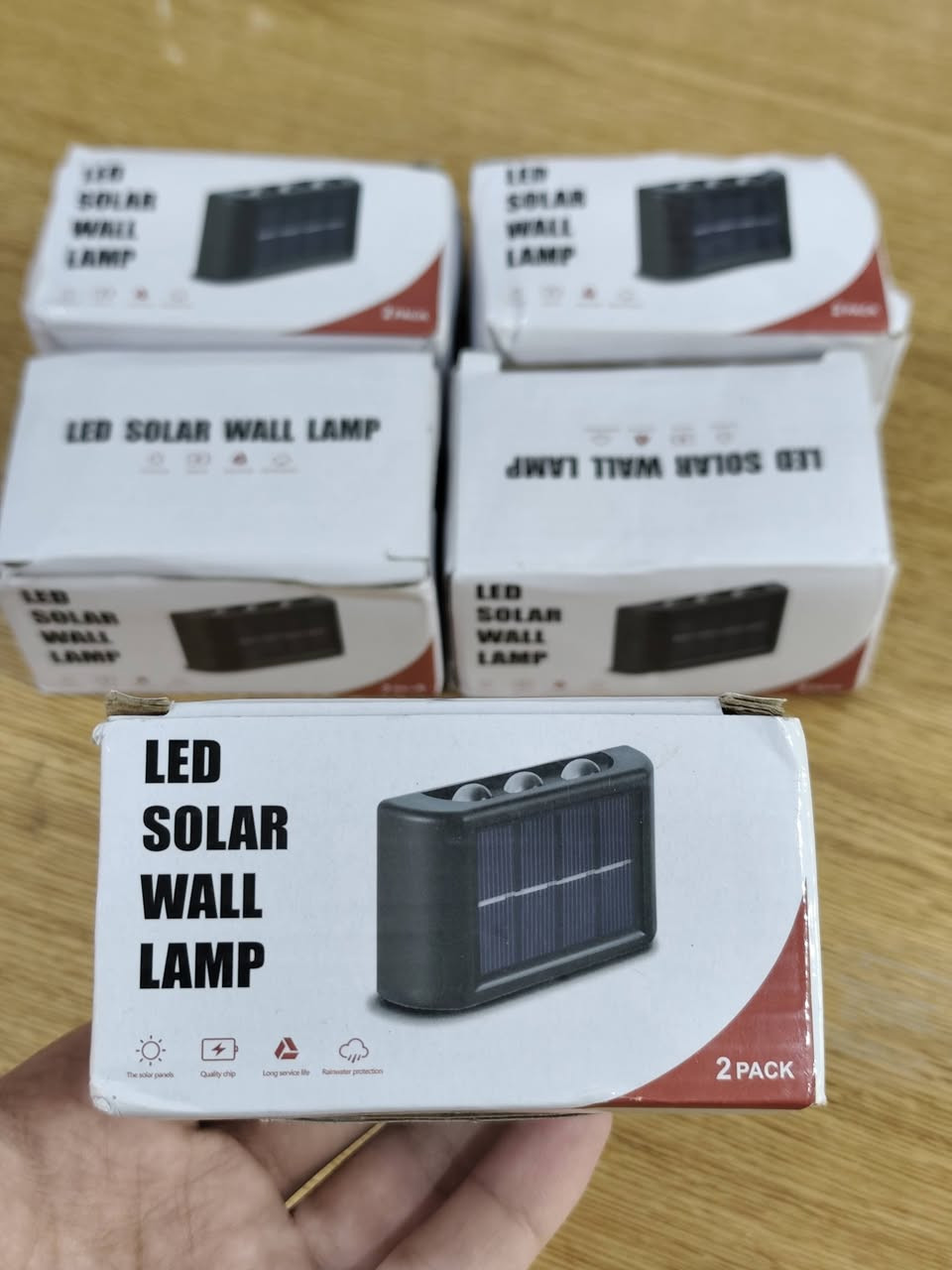 اضاءة جدارية بالطاقة الشمسية (6 ليدات بإضاءة دافئة)اقتصادية 100% تشحن وتشتغل بالطاقة الشمسية، ما تحتاج أي وايرات
 الباكيت بي قطعتين 
سعر الباكيت 6 متوفر توصيل لجميع المحافظات


**إذا كنت صاحب هذا الإعلان وتريد حذفه لأي سبب، رجاءا أرسل رسالة إلى الدعم الفني**