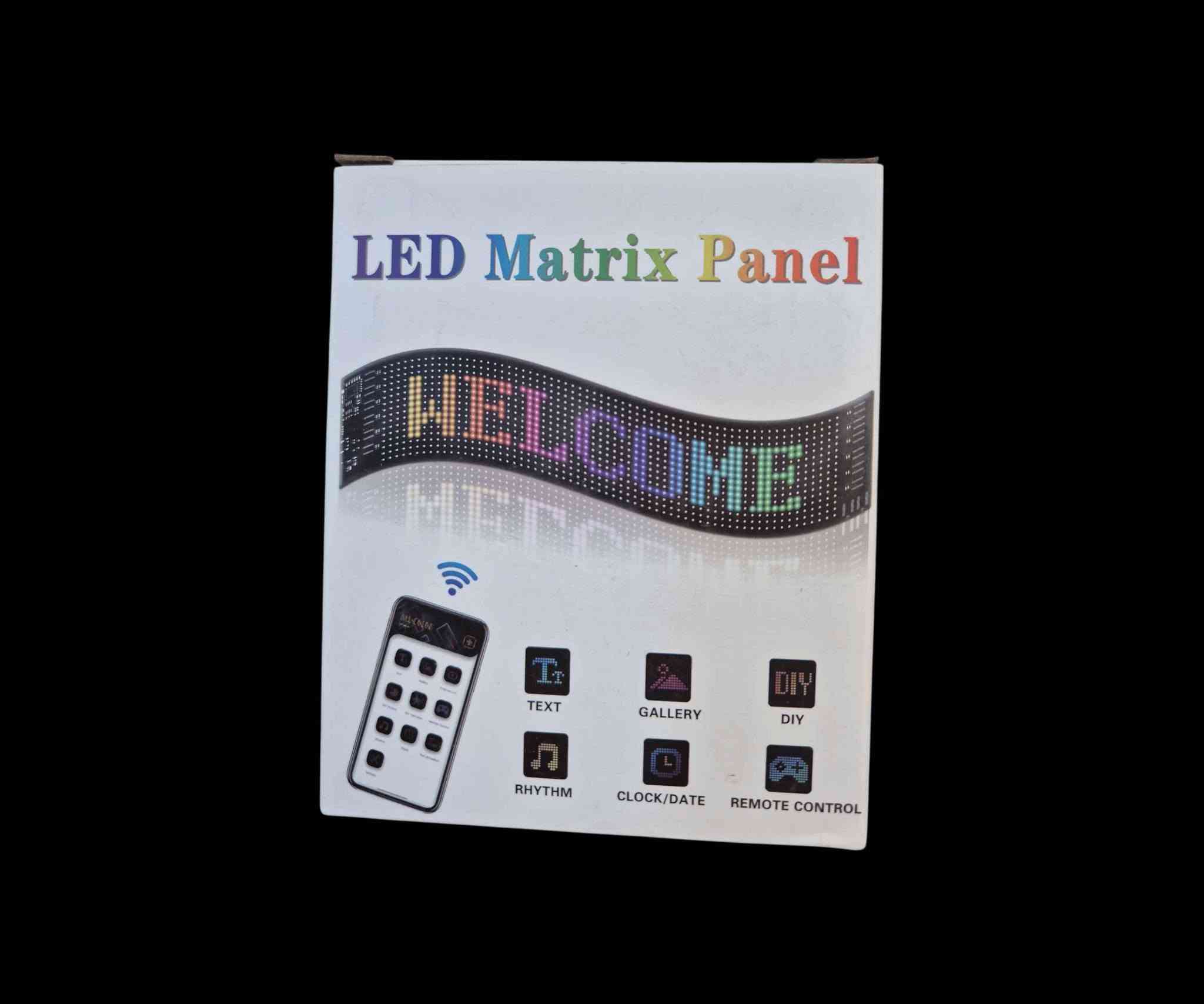 F
لوحة إنارة LED متغيرة الكتابة

الاستخدامات:

عرض رسائل ترحيبية أو تعليمات في المحلات والمقاهي والمطاعم.

إعلان العروض والخصومات بطريقة ملفتة.

استخدامها داخل السيارة أو المعارض لجذب الانتباه.

عرض الساعة والتاريخ أو حتى رسائل شخصية.

المميزات:

شاشة LED ملونة RGB بقياس (34×10 سم).

تحكم كامل عن طريق تطبيق iPixel Color(متوفر على App Store و Google Play).

إمكانية عرض النصوص، الصور البسيطة، الرموز التعبيرية، والرسوم المتحركة.

أوضاع متعددة: نصوص، معرض صور، DIY، ساعةتاريخ، إيقاع مع الصوت.

ريموت كنترول مرفق للتحكم السريع.

مرنة وسهلة التثبيت مع شريط لاصق قوي.

تعمل بمدخل طاقة 5V2A(USB).

سلك توصيل بطول 4 متر.

محتويات الصندوق:

لوحة LED متغيرة الكتابة.

جهاز تحكم عن بعد.

سلك USB للتشغيل (4 متر).

لواصق للتثبيت.

كتيب إرشادات الاستخدام.

ملاحظات:

أبعاد اللوحة: 34 × 10 سم.

أبعاد الغلاف: 9 × 9 × 11 سم.

يجب استخدام مصدر طاقة 5V2A فقط.

يمكن برمجة الرسائل والصور بسهولة عبر التطبيق.

مناسبة للاستخدام الداخلي والخارجي (غير مقاومة للماء بشكل كامل). بغداد, العراق


**إذا كنت صاحب هذا الإعلان وتريد حذفه لأي سبب، رجاءا أرسل رسالة إلى الدعم الفني**