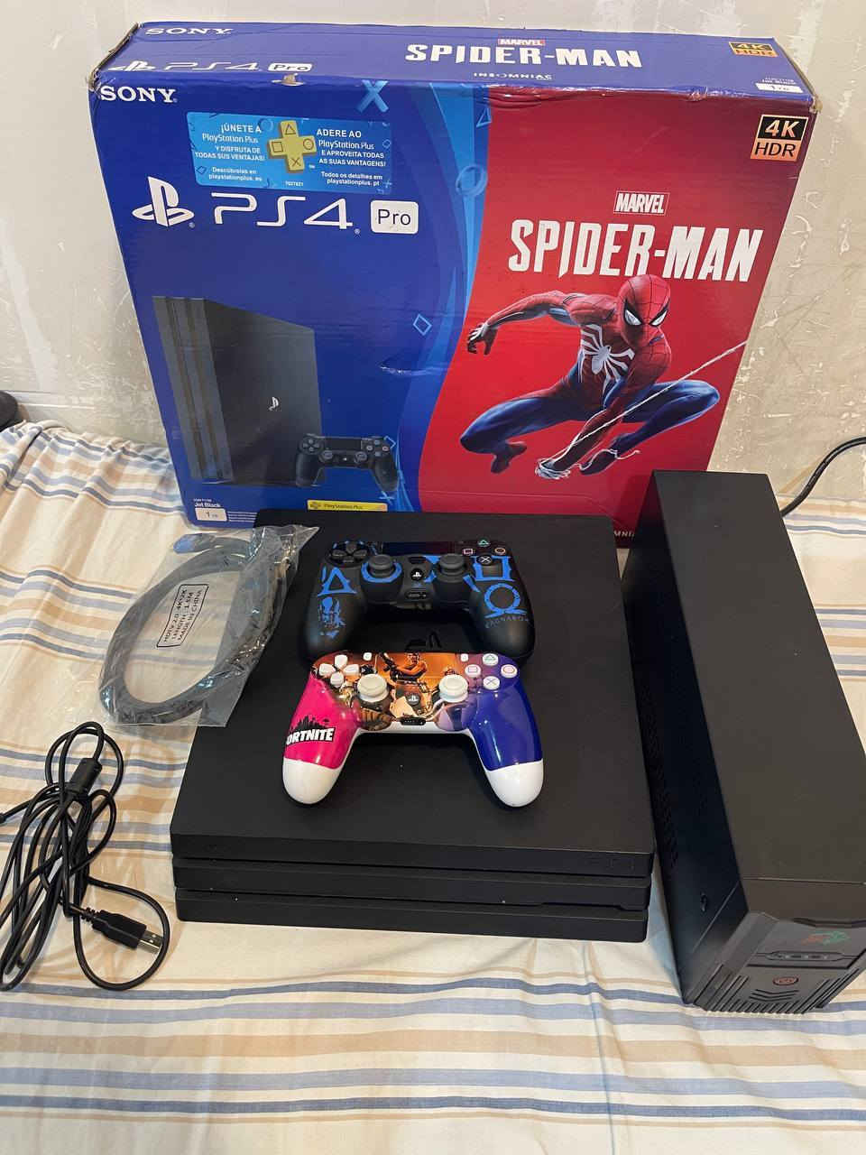 سلام عليكم عندي  ( بلي فور 4 بروو Pro مهكر ) ذاكرة 1 تيرا وبي 11 لعبة قويات وياا يدات ثنين وحدة الاصلية مالتة وحدة تجارية جديد لوك مثل متشوفون ممفتوح  وياا كارتونته وغراضة كاملة وهم وياا ups شحن عارضة ب 350 ⛔ ملاحضة البلي فور الPRO يصير اغلى مو العادي السلم + وياا يوبي أس سعرة 40 الف كلة المجموع يصير سعرة 350 مكاني فلوجة


**إذا كنت صاحب هذا الإعلان وتريد حذفه لأي سبب، رجاءا أرسل رسالة إلى الدعم الفني**