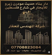 110 متر بناء حديث  درجه اولى مودرن زيرو غير مسكون بعد للأيجار في شارع ...