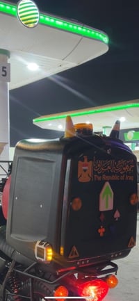 جنطه للبيع مع تجوه ضهر مع اشاير 3ع طاقه قفل باب +ربل بلاستك للباب داخل...