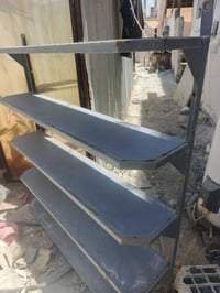رف حديد القياس الارتفاع 130 العرض 135  النزال 27 السعر 75 العنوان بغدا...