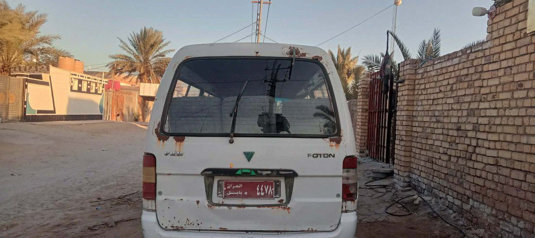 فوتون 2009 رقم صدامي سياره جاهزة من تايرات وحدادية نظيفه ومكينة السعر 25 وبيه مجال غير متواجد على الفيس للاتصال على الرقم ***********
