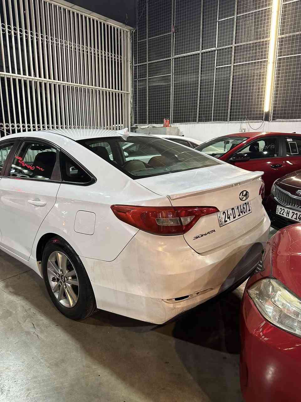 السلام عليكم
للبيع سوناتا 2017 
حادثها فقط صندوق 
السياره ماشية 127000مايل 
مكانها اربيل 
رقم دهوك 
السعر 126$
***********
