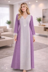 دشداشة لنن • فري سايز • يلبس لحد ٩٠