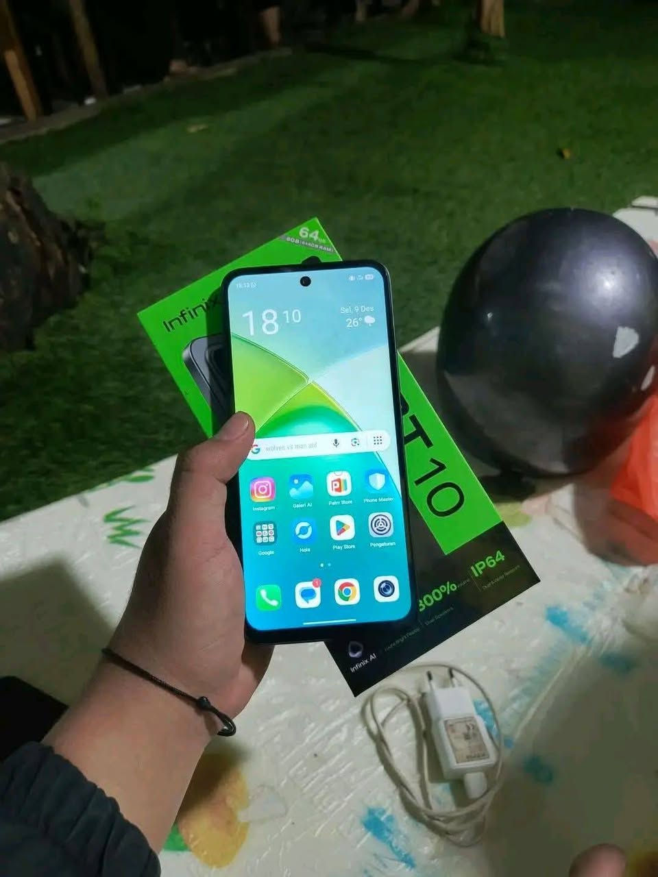 للبيع   ***********اغراضه كاملهInfinix SMART 10
