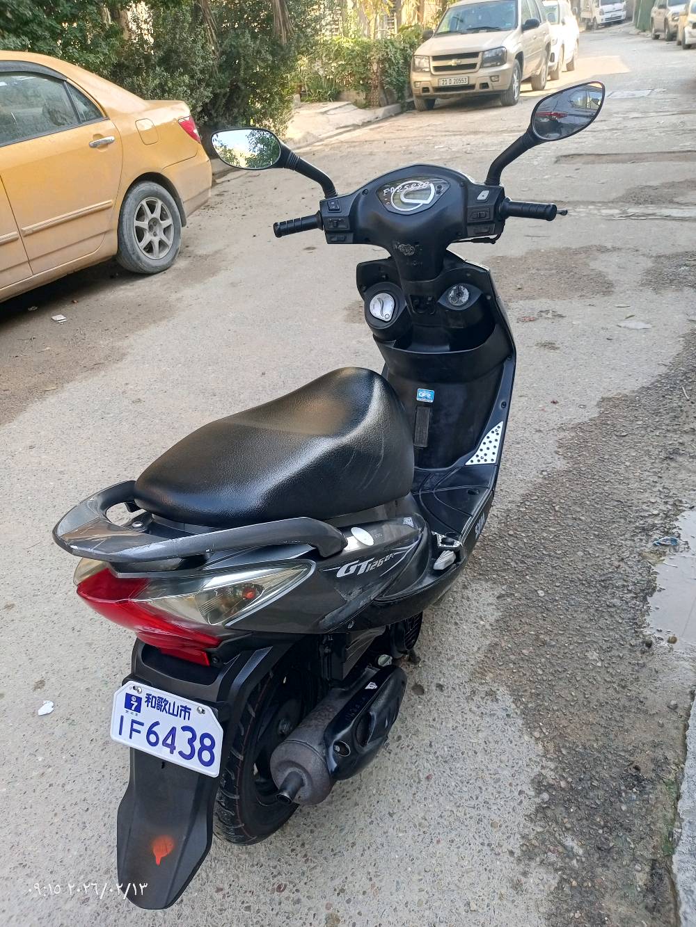 سلام عليكم دراجة سيام جي تي للبيع مال رمبه ماشيه 31الف عداد الكتروني جنطة كهرباء السعر 800 وبيه مجال الاستفسار على الرقم ***********