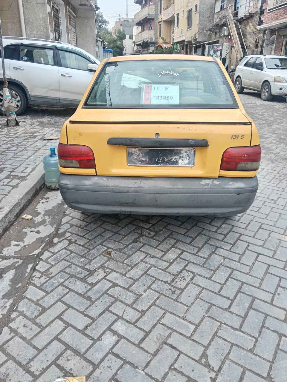 السلام عليكم من رخصة الإدارة المحترمة سايبه موديل ٢٠١٢ مصفره هيئه وغرامات رقم بغداد نكليزي تحويل مباشر مكان السياره بغداد الكفاح قرب مستوصف الشيخ عمر رقم الهاتف *********** السياره جاهزه مال شغل السعر ٢٥ ورقه
