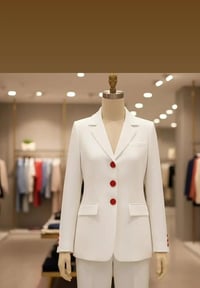 قاط رسمي • كوت ركبة أبيض • مكاني المعوقين