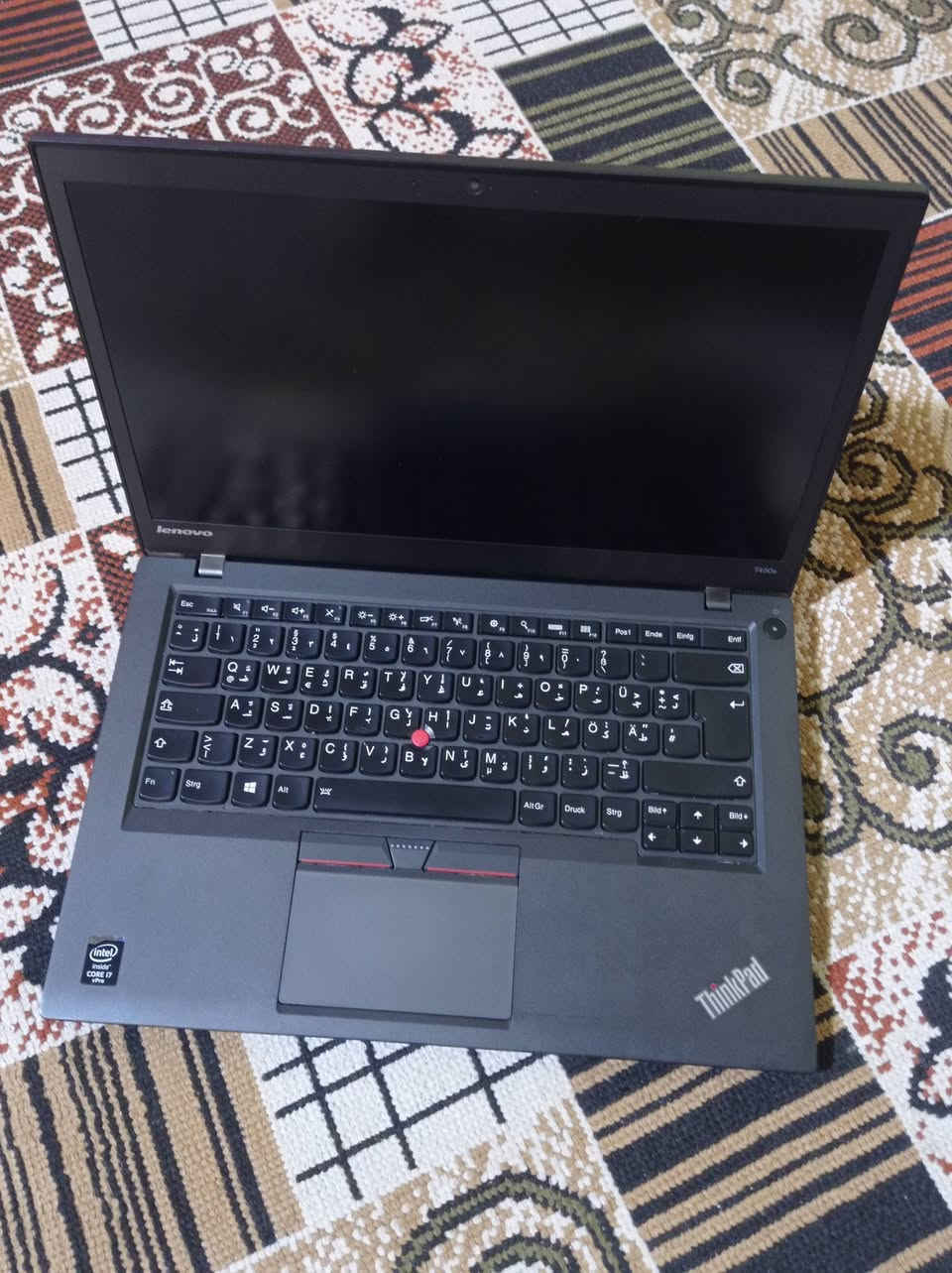 LENOVO ThinkPad 
✔️ ممتاز لرجال الأعمال، الأساتذة ،طلاب الجامعات ، الدراسة والطباعة والتصميم، والبرامج الهندسية، و الاوتوكاد،والماتلاب، والألعاب المتوسطة 🎮

✅المواصفات الكاملة:
🟩 المعالج COR i7 
🟩 الجيل الخامس 
🟩 الرام 8  كيكا 
🟩 الهارد 256 GB نوع SSD السريع جداً 
🟩 حجم الشاشة 14.6 انج 

🟩 كيبورد عربي انكليزي 
🟩 بطارية ليثيوم ممتازة جدا تدوم ساعات طويله 
💥ملحقات الجهاز
🔌شاحنة الاصلية ➕ حقيبة هدية 🎁
📞 للاستفسار على هذا الرقم 
 السعر 225
  الاتصال ✅ ***********
