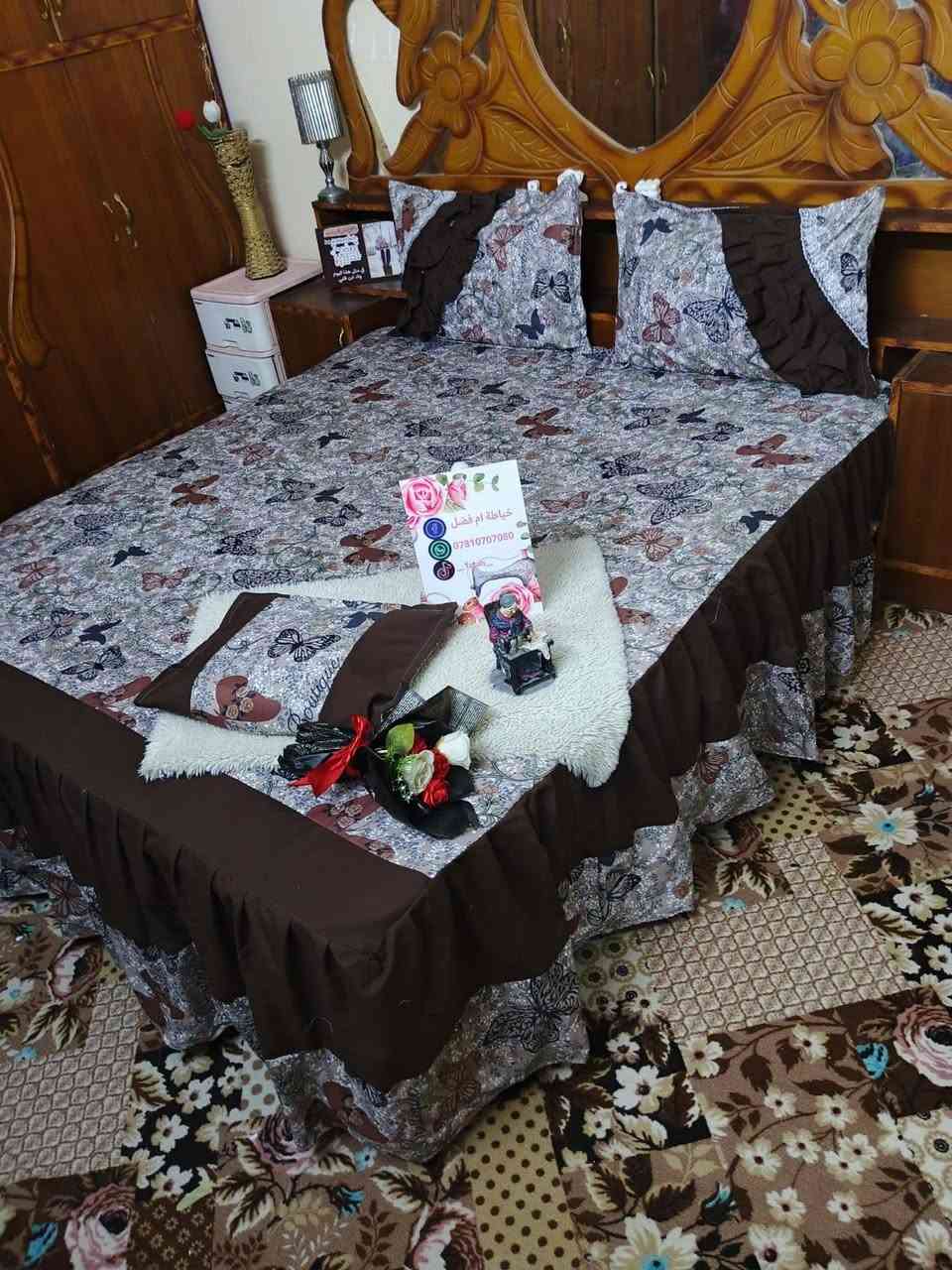 🔥عرض توصيل المجاني🔥
فرشات جربايه قماش همايون قطني درجه اولى 🪡🧵
فرشه +وجوه مخاديد اثنين مع وجه كوشه هديه 💯🧵🪡
حسب الطلب وموديل🪡
💥السعر18الف فقط 💸
تاخذين ثلاث فرشات توصيل مجاني داخل كربلاء فقط 💯
اي استفسار ع واتساب *********** كربلاء, العراق
