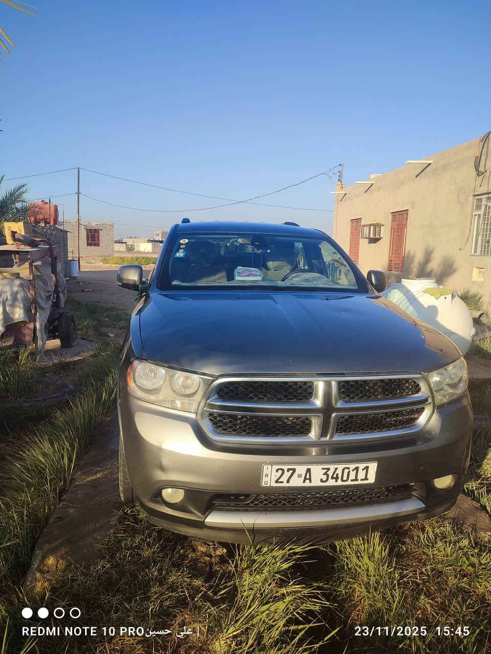 السلام عليكم دورنگو للبيع موديل 2012 محرك 6 سلندر 3600 جاهزه كير محرك. حداده سنويه جديده رقم انگليزي بسمي تحويل مباشر سياره سياره مكفوله من الضربه بيها مكانات صبغ 
مكاني ناصريه الغراف 
***********
السعر 160 بيها مجال
