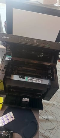 طابعة Canon i-SENSYS MF3010 جديدة بس مجرد فتحتها من الكارتون وذبيت الك...