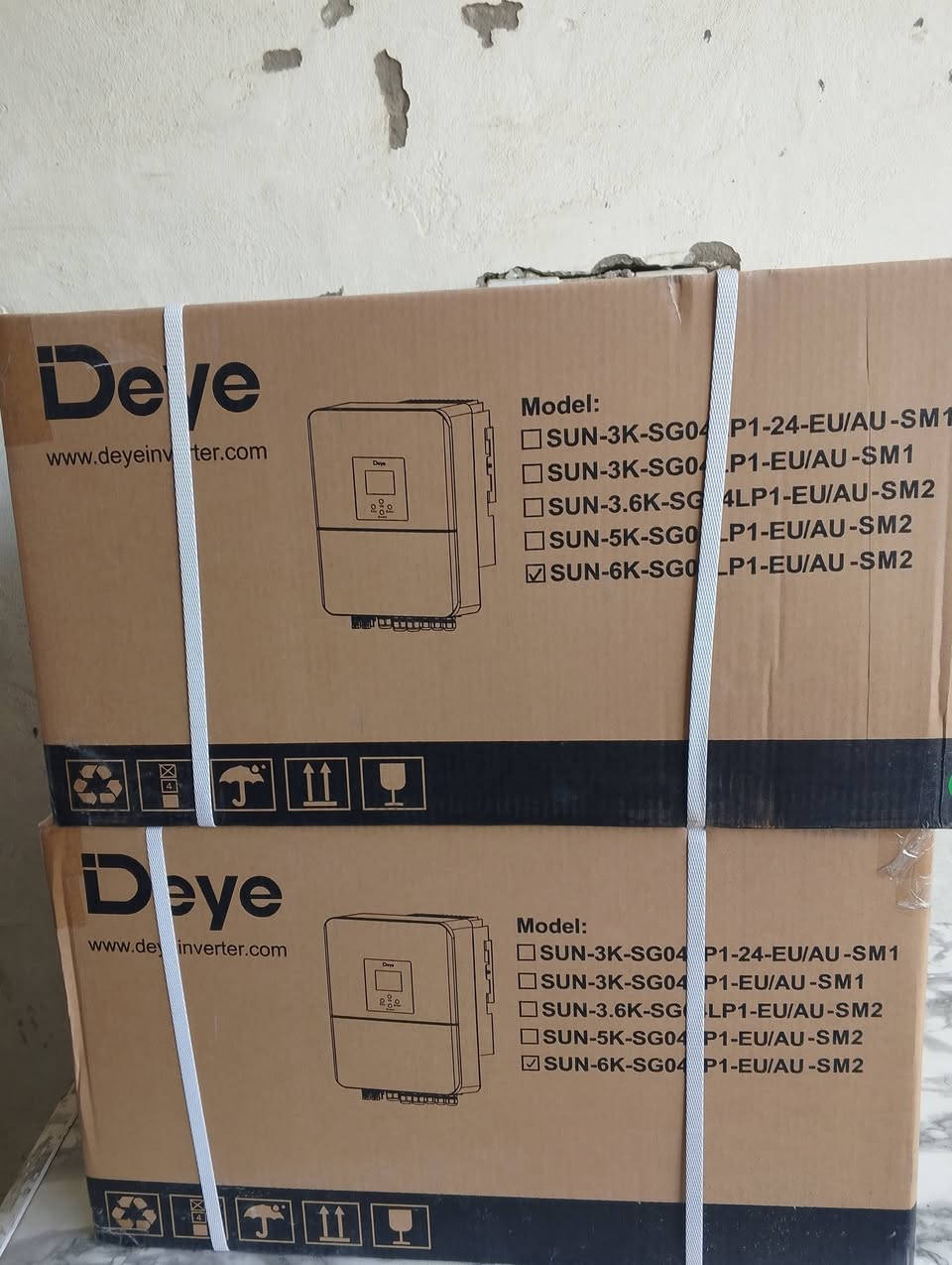 بالله
يتوفر لدينا انفيرترات وبطاريات #Deye
بغداد القاهره 
***********
