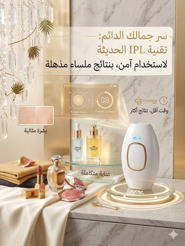 الاسم: جهاز إزالة الشعر بتقنية IPL
الوصف: جهاز إزالة الشعر بتقنية IPL يمنحك بشرة ناعمة وخالية من الشعر بسهولة وأمان من المنزل. يتميز بتقنية ضوء متطور تستهدف بصيلات الشعر لتقليل نموه تدريجيًا، مع استخدام مريح ونتائج سريعة بدون ألم. مناسب لمختلف مناطق الجسم ويوفر لك تجربة عناية احترافية دون الحاجة لزيارة العيادات. ✨

بنااات لحكوا باقي قطع قليله  🔥😍  عدد ضرباته مليون ضربه 🔥 كل هذا بنات السعر ب ٤٠ بدل ٦٠ والتوصيل مجاااني


**إذا كنت صاحب هذا الإعلان وتريد حذفه لأي سبب، رجاءا أرسل رسالة إلى الدعم الفني**