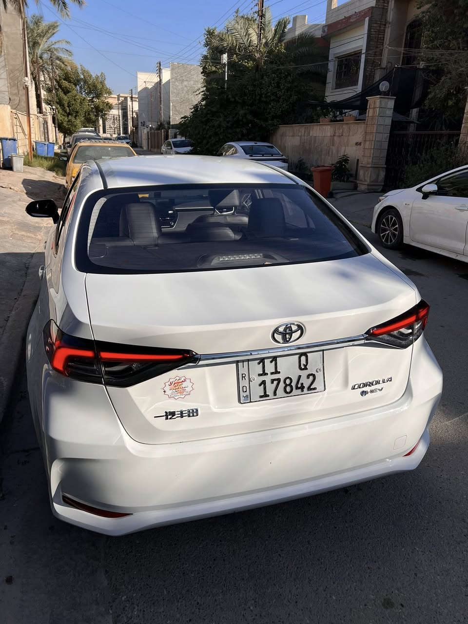 كورولا ٢٠٢٤ وارد صيني رقم بغداد
مكفوله من الصبغ والبارد 
ماشيه ١٨ الف
فتحة وجلد وكرسي كهرباء ٣ حركات
السياره على ايدي من الزيرو 
السعر ١٥٠ ورقه 
مكاني بغداد السيديه ***********
