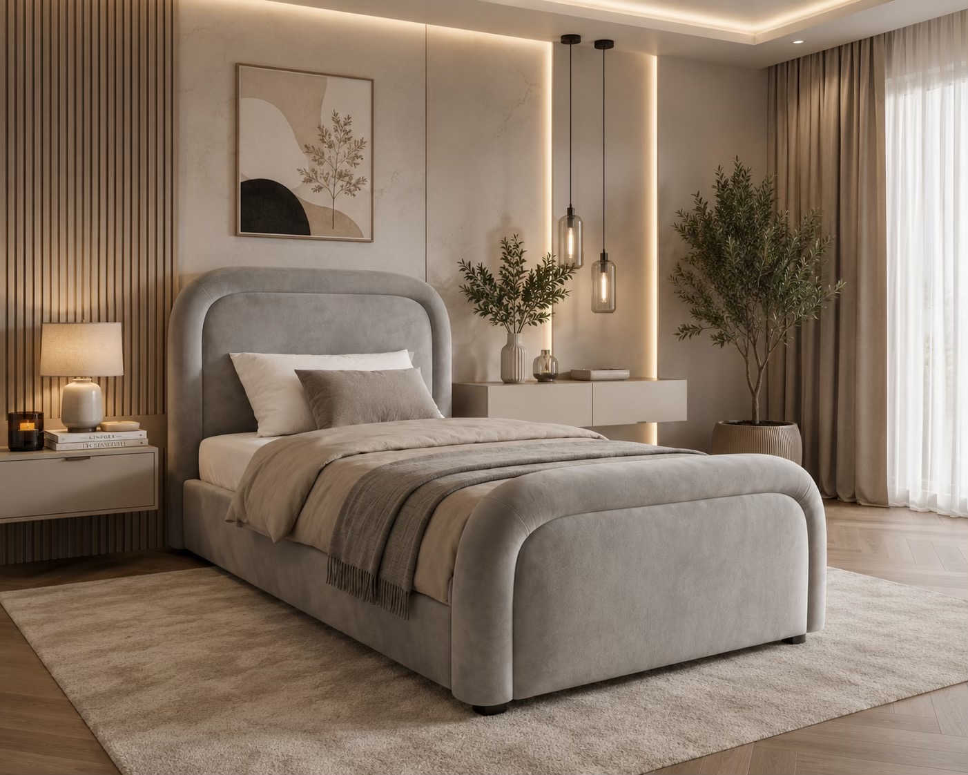 ️✨ سرير نفر مودرن ✨🛏️ أناقة عصرية ولمسات راقية تضيف لغرفتك مظهراً مميزاً وراحة استثنائية. ✔️ شغل درجة أولى ✔️ قماش خاولي فاخر ✔️ هيكل متين وعمر استخدام طويل ✔️ جميع الألوان متوفرة ✔️ تصميم مودرن يناسب مختلف الديكورات 📍 العنوان: الأعظمية - ساحة عنتر 📞 للحجز والاستفسار: *********** الصافي للأثاث… جودة تثق بها وأناقة تستحقها
