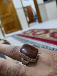 عقيق يماني • حجر اصلي • صياغة يدوية