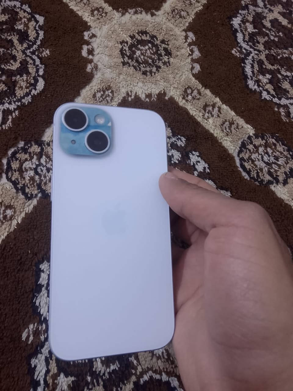 ايفون15 ذاكرة128 الجهاز نضيف 100‎%‎ مكفول من الزلغ ما مفتوح ولا مبدل بي شي ماستر عربي شرق اوسط ملحقاته كلها كاملة مكاني بغداد وهذا رقمي***********
