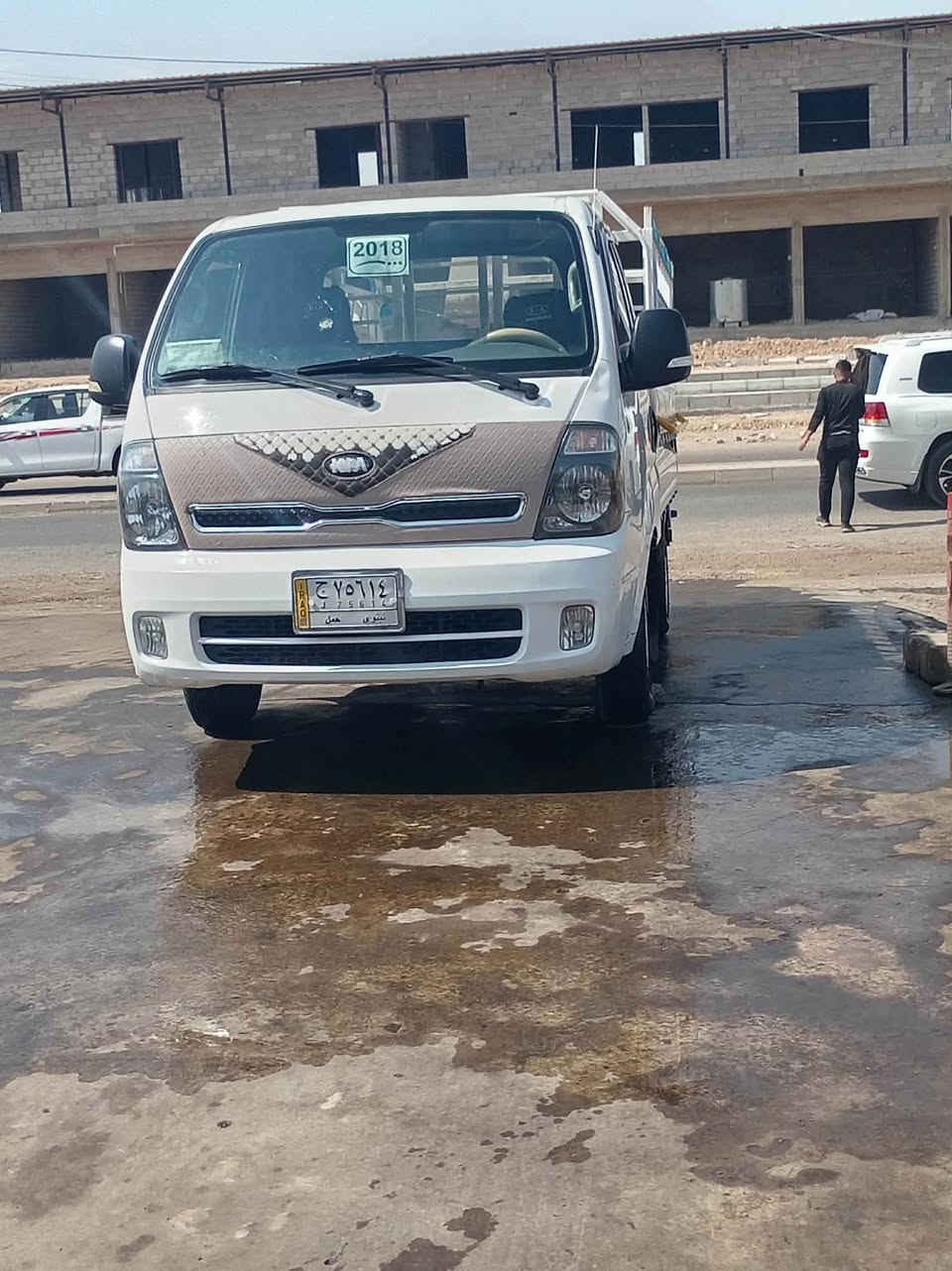 سلام عليكم كيا حمل 2700موديل 2018سياره جاهزا مجهزا ما تصرف عليه الف مكلف بل نشر الستفسار الاتصال على هاذا الرقم ‭***********‬

