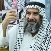 كوفية عراقية • شماغ • ابيض واسود