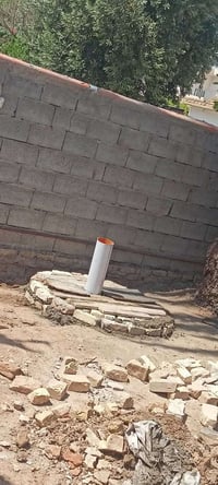 تم استكمال7مترات حفر ماء مجاري منطقه سبعه نيسان   07701772199