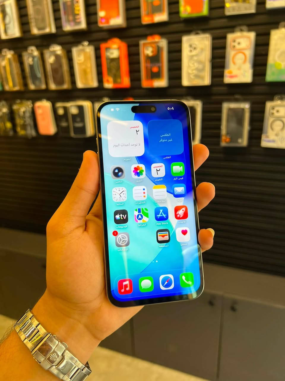 عرض خاص من سنتر دانيال الزهور 🔥
Iphone 15 pro max📱

#دبل سيم

#ذاكره 256

#بطارية 86

—- مبدل شاشة فقط _

السعر 650 الف فقط🔥🔥🔥

الموقع 🚩 موصل الزهور / دورة سيدتي الجميلة -🚩

للأستفسار - ***********-

