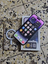 IPhone 14 pro max 128G سلام عليكم ايفون ١٤ برو ماكس ذاكره ١٢٨ بطاريه ٨...
