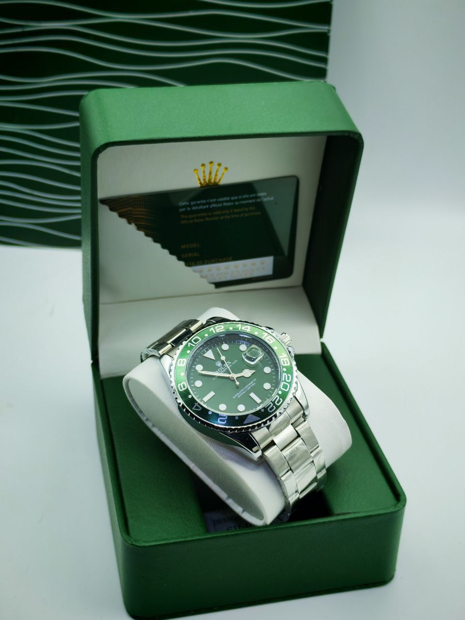 السلام عليكم
رولكس 
دبل قفل + نافذ يومي 
رنك دوار + لامينوس 
السعر 25 الف مع العلبه الاصليه وكارت الضمان والمرفقات التوصيل مجاني


**إذا كنت صاحب هذا الإعلان وتريد حذفه لأي سبب، رجاءا أرسل رسالة إلى الدعم الفني**