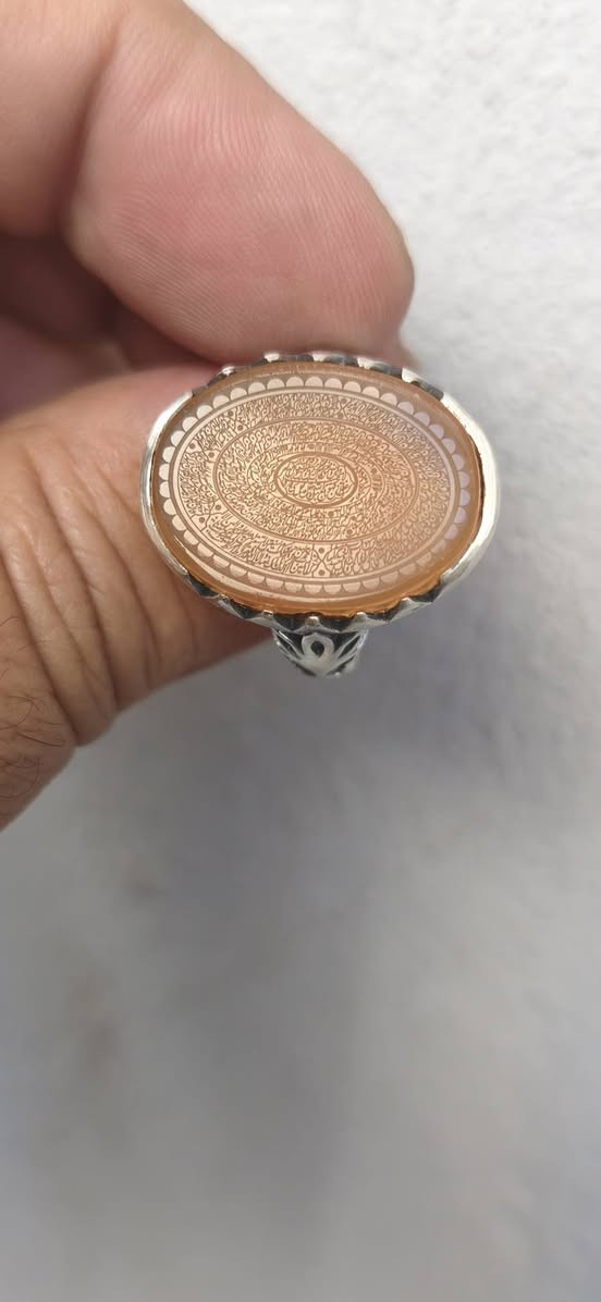 خاتم عقيق يماني أصلي منقوش
اية الكرسي المباركة
 ومن يتق الله يجعل له مخرجا 
وأن يكاد
 المعصومين عليهم السلام 
لا إله إلا الله الملك الحق المبين 
دعاء يوم الخميس
دعاء ناد عليا 
حديث الولاية 
حديث سلسلة الذهب 
سورة الناس 
الاخلاص 
الكوثر 
القدر 
الكافرون 
الفلق 
سورة يس كاملة 
صياغة فضة قياس الخاتم 23


**إذا كنت صاحب هذا الإعلان وتريد حذفه لأي سبب، رجاءا أرسل رسالة إلى الدعم الفني**