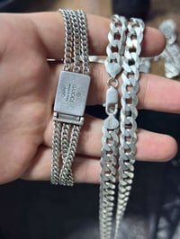 سوار ايطالي ماركة gucci40 غرام  زنجيل ايطالي وجهين 63غرام الغرام 3750 ...