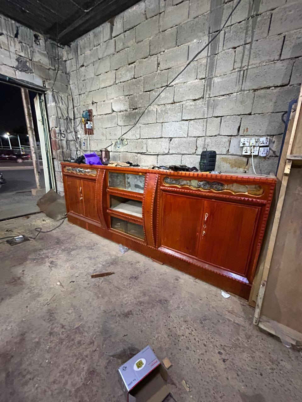 كنتور 6بوب حطاطة السعر240الف
كنتور 4بوب حطاطة السعر 200الف
كنتور 3بوب حطاطة السعر 140الف
كنتور بابين حطاطة السعر 100الف
بوفية 3مترات حطاطة سعر 125الف
بوفية مترين ونص حطاطة السعر 125الف
بوفية متر و10حطاطة السعر65الف
العنوان التاميم القادسية الاولى شارع المشاتل 
للأستفسار***********
