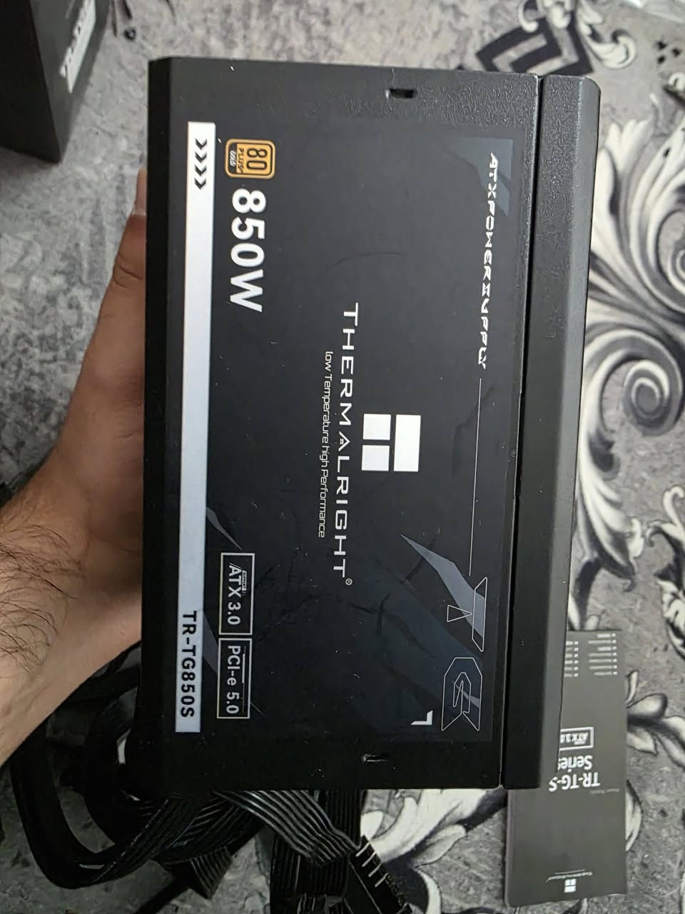 باور سبلاي termalright 850w gold للبيع نظيف كلش استخدام 8 اشهر الباور non modular و atx 3.1 ويدعم كيبل 12vhpwr للكارت// سعرة 100 الف قفل // مكاني الدورة الميكانيك توصيل ما عندي // ه‍ ***********
