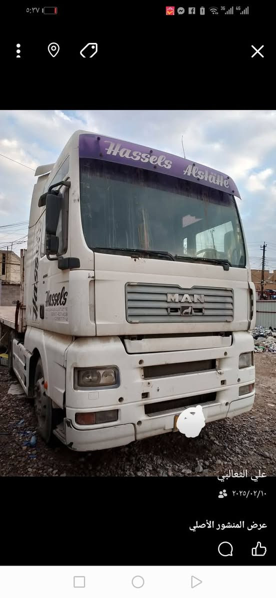 تريله مان تيكه موديل ٢٠٠١مكان شرطه رابعه حرف ط محرك بلاد كير اوتو اتصال ***********واتسب
