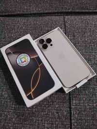 ايفون 16 برو ماكس • بطارية 100% دورات 30 • جديد