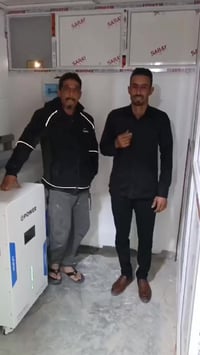 منظومة شمسية 100 أمبير • مفقس اسماك • 60 لوح