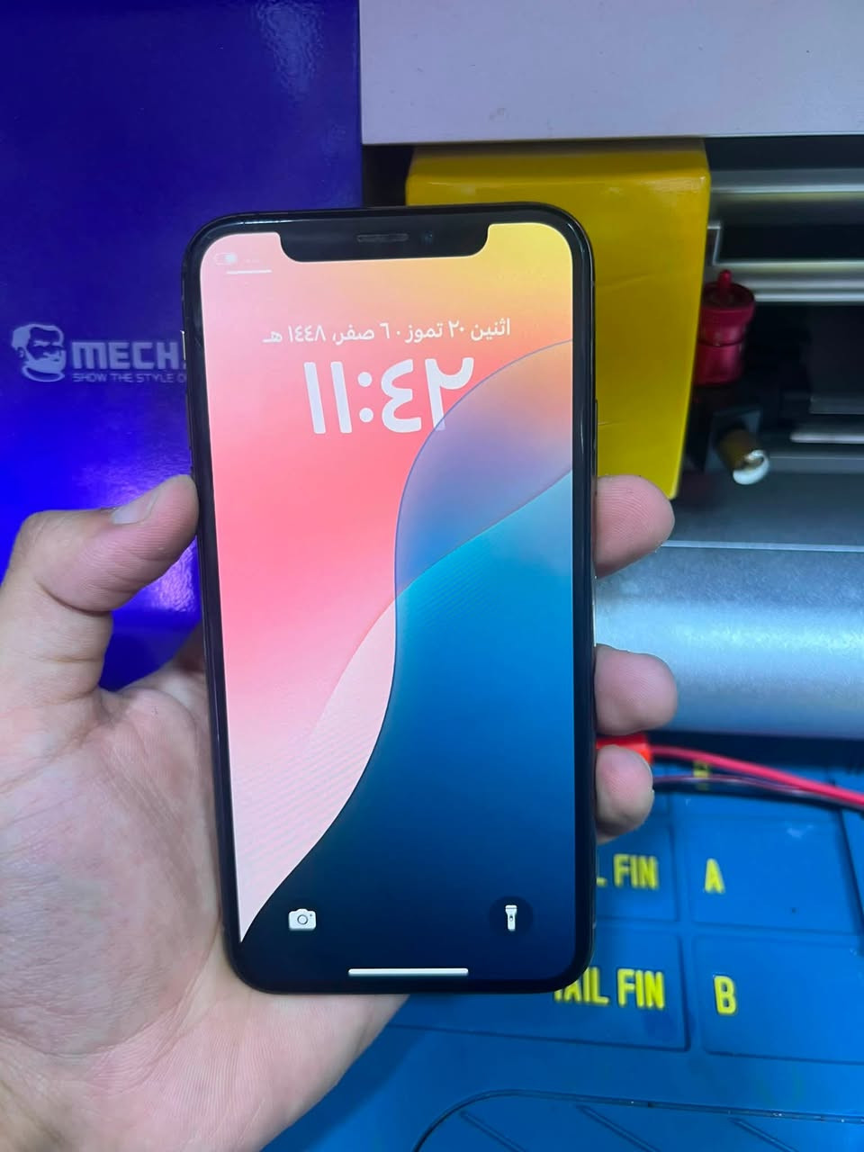 ايفون Xs
ذاكره 256 
بطارية 81%
الجهاز كله بلادي فقط فيس ايدي متوقف 
للاستفسار 
***********
