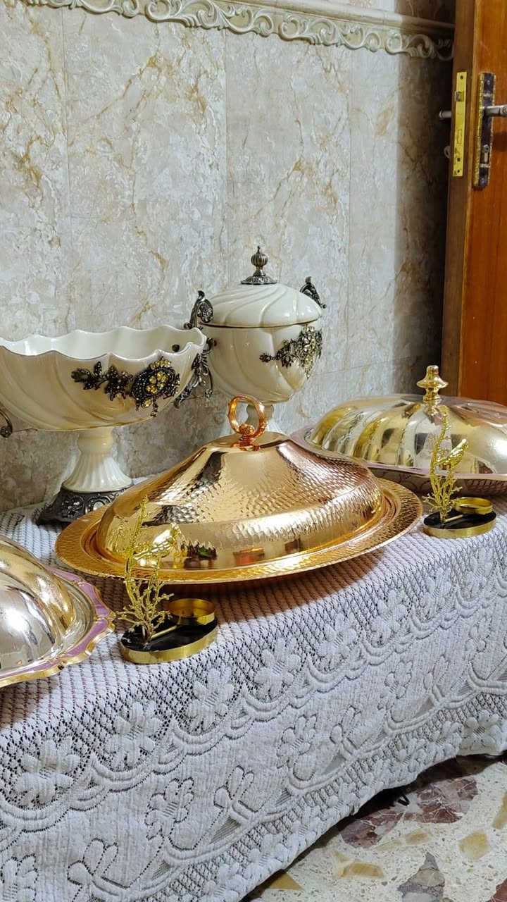 مناسف ملكية بالة كويتي قياس 50سم
سعر القطعة 25

كربلاء يوجد خدمة توصيل


**إذا كنت صاحب هذا الإعلان وتريد حذفه لأي سبب، رجاءا أرسل رسالة إلى الدعم الفني**