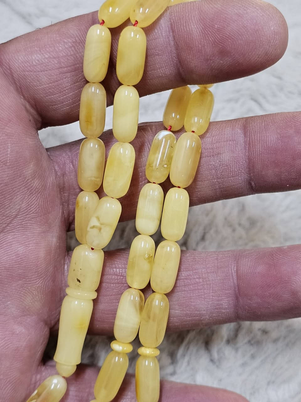 لعشاق النواعم ... لعشاق المسابح الكفيه
مسبحه من كهرب بحر البلطيق الحر الطبيعي الصافي مسبحه جيب او كفيه بجراخه صنوبريه شرط وضمان مدى الحياة بأصالة الخامة لاكبس لاضغط لا مسال لامعالج لاكهرب صيني 
وزن ١٣ غرام ٣٦ حبه قياس ٦×١٢.٨ ملم كركوشه اماراتيه


**إذا كنت صاحب هذا الإعلان وتريد حذفه لأي سبب، رجاءا أرسل رسالة إلى الدعم الفني**