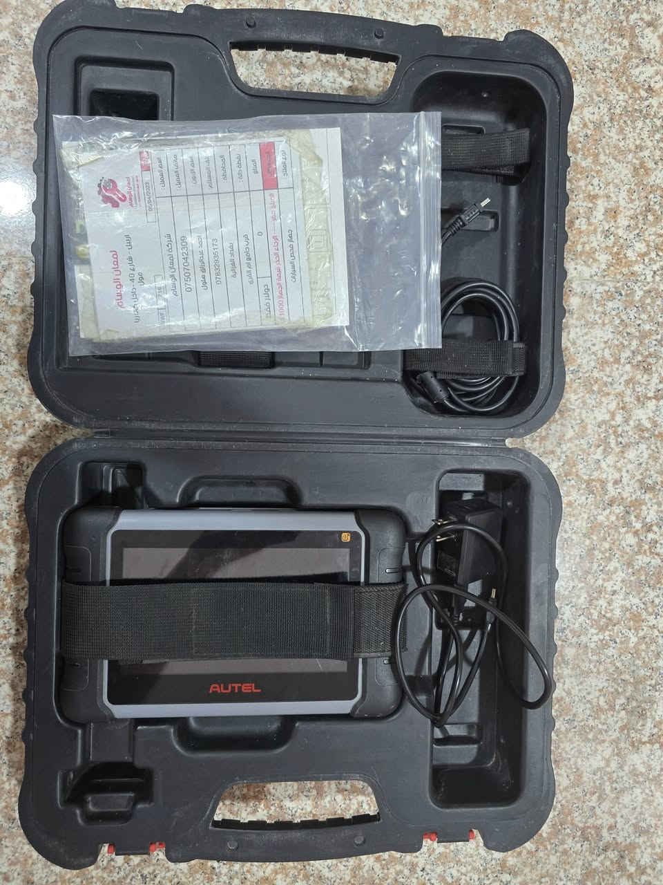 📢 إعلان بيع جهاز فحص وتشخيص السيارات الاحترافي 📢
​✨ للبيع: جهاز AUTEL MaxiPro MP808TS الأصلي (تشخيص شامل + برمجة TPMS)
​فرصة ممتازة لأصحاب ورش صيانة السيارات والفنيين المحترفين!
​الجهاز بحالة ممتازة ومعه كامل الملحقات في صندوقه الأصلي.
​🛠️ الميزات الرئيسية للجهاز:
​تشخيص شامل (All Systems Diagnostics): فحص جميع أنظمة السيارة (المحرك، الجير، ABS، الإيرباق، إلخ) وقراءة ومسح جميع رموز الأعطال (DTCs).
​وظائف خدمة واسعة (Service Functions): يدعم وظائف الخدمة الأساسية مثل تصفير الزيت، وتغيير بطارية الفرامل (EPB)، وتصفير زاوية المقود (SAS)، وغيرها الكثير.
​قدرات متقدمة في TPMS: يتميز هذا الموديل (MP808TS) بقدرته على تشخيص ومسح أعطال نظام مراقبة ضغط الإطارات (TPMS)، وقراءة بيانات حساسات الإطارات، وبرمجة حساسات AUTEL.
​نظام تشغيل سريع: يعمل بنظام تشغيل Android على شاشة لمس سريعة الاستجابة.
​تحديثات وبرامج: يأتي مع محول البلوتوث اللاسلكي (VCI) وجميع الكيبلات الأساسية.
​💰 السعر والمواصفات:
​اسم الموديل: AUTEL MaxiPro MP808TS
​حالة الجهاز: مستعمل كالجديد (كما يظهر في الصور المرفقة).
​السعر المطلوب: 750,000 دينار عراقي (سبعمائة وخمسون ألف دينار فقط).


**إذا كنت صاحب هذا الإعلان وتريد حذفه لأي سبب، رجاءا أرسل رسالة إلى الدعم الفني**