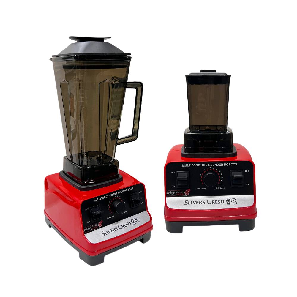 ⚡🥤 خلاط Slivers Creslt SC-1589… قوّة تعتمد عليها!

محرك قوي 5500 واط وسرعة عالية 32000 دورة/الدقيقة لخلط وطحن سريع وناعم 💪

شفرات ستانلس ستيل قوية مع تحكم بالسرعة لنتائج مثالية كل مرة 🔪🎛️

جرة كبيرة 2.5 لتر تكفي كل احتياجك، مع نظام حماية ذكي لأمان أكثر 🔒

اختيارك العملي لكل يوم 🍹